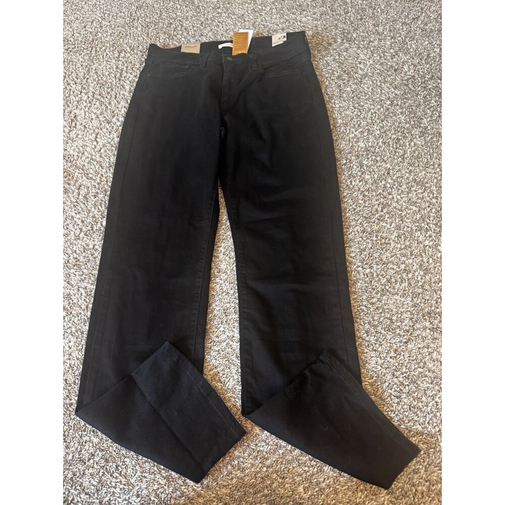 Levi’s Women’s 314 Shaping Straight Jeans 32x32 Black Stretch NWT